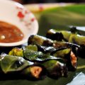 chả cuốn lá bưởi